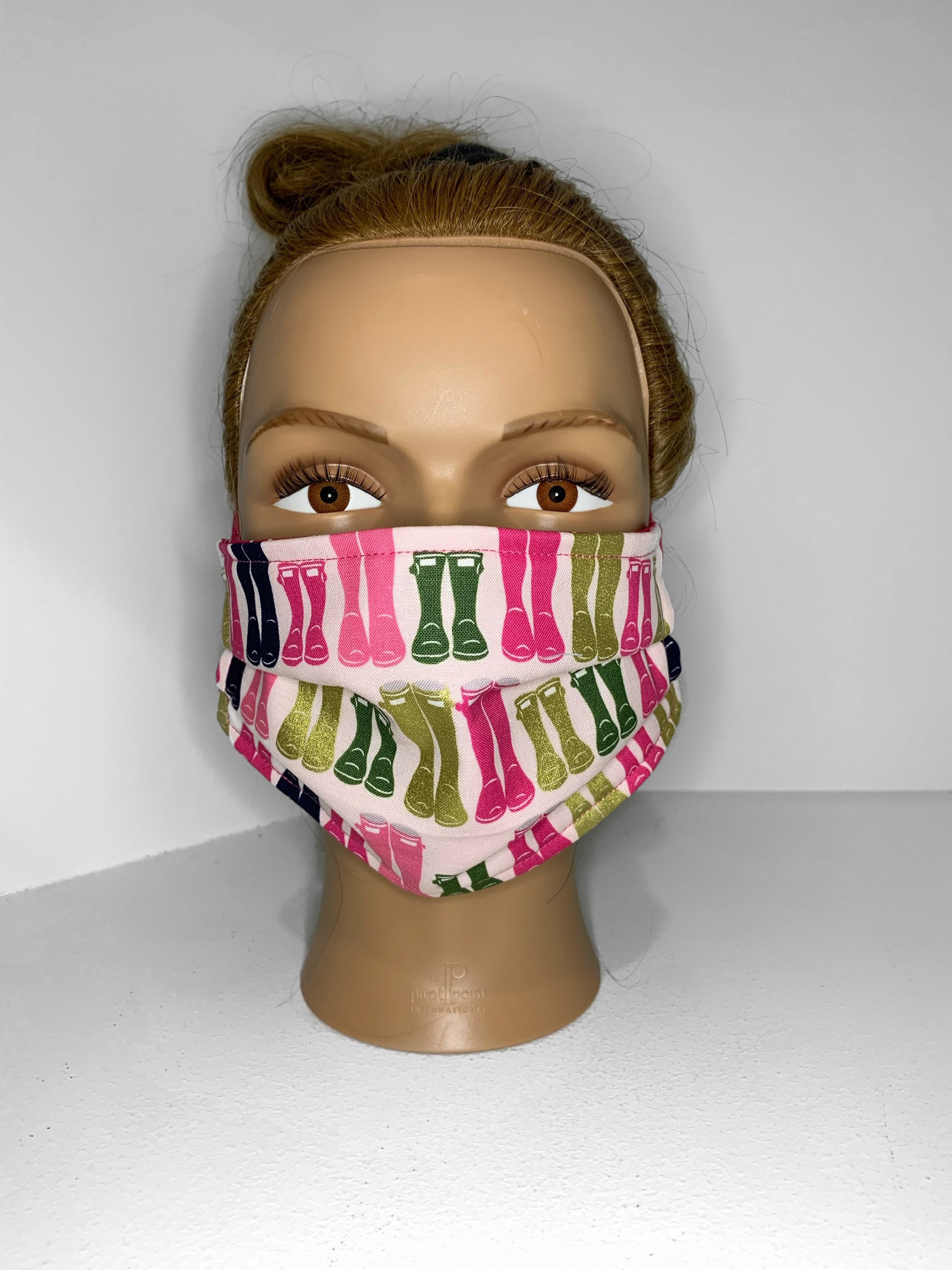 Face Mask Adult/Teen Rubber Boots Fabric Novelty Patterned Etsy