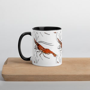 Alaska Spot Prawn Saltwater Fishing Mug with Color Inside