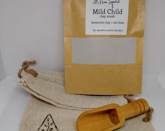 Mild Child face mask | minimalist skin care | clay mask