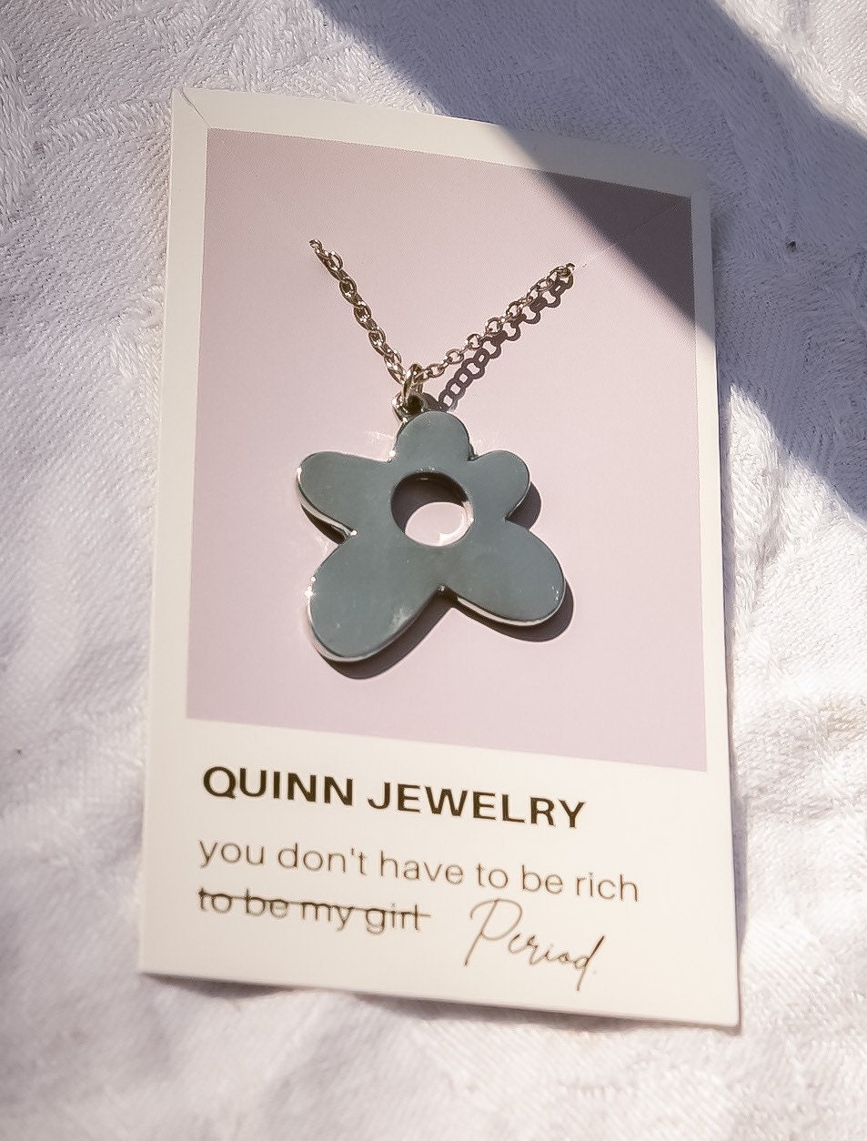 Le FLEURETTE necklace Asymmetrical flower necklace, golf le fleur INS…