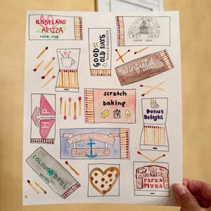 Custom matchbook art