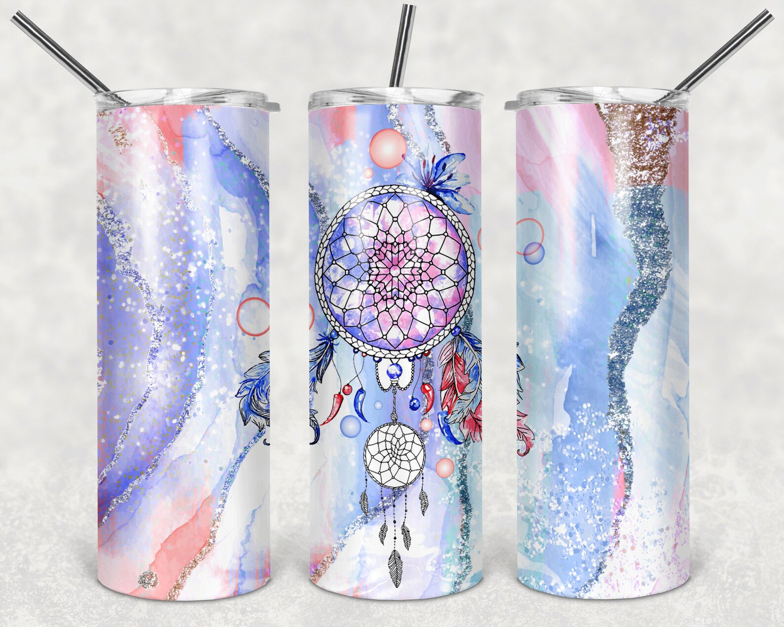 Dream Catcher Tumbler png Sublimation Designs Downloads Etsy
