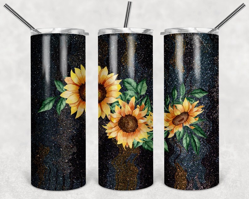 Download Sunflower Skinny Tumbler sublimation designs Downloads | Etsy