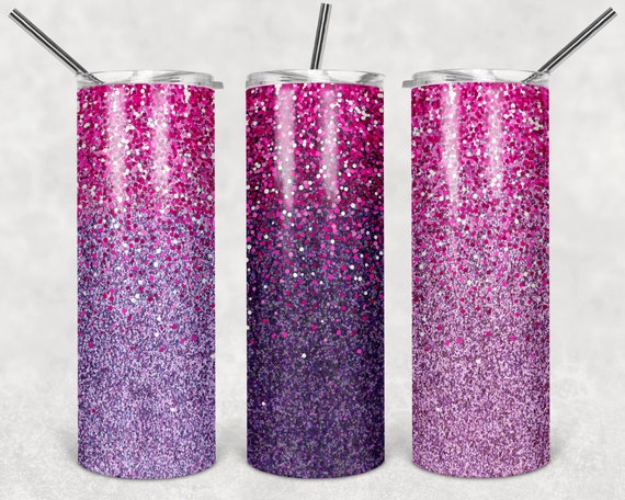 Download Clip Art Teal Glitter Ombre 20oz Skinny Tumbler Design Sublimation Designs Add A Name Digital Download Png File Art Collectibles