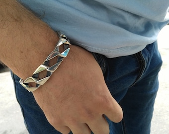 Mens bracelets; 925 sterling silver bracelet; mens silver bracelet; silver bracelet for men; mens bracelet silver; mens silver jewelry