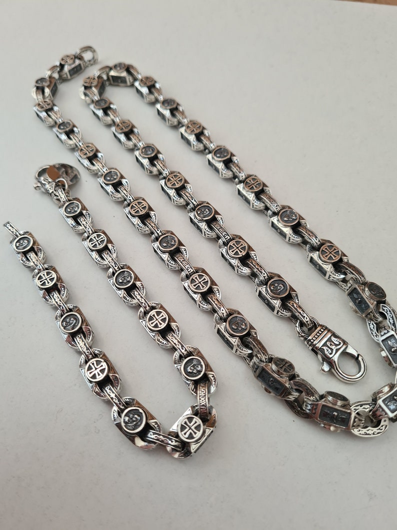 Mens silver necklace 925 Clearance