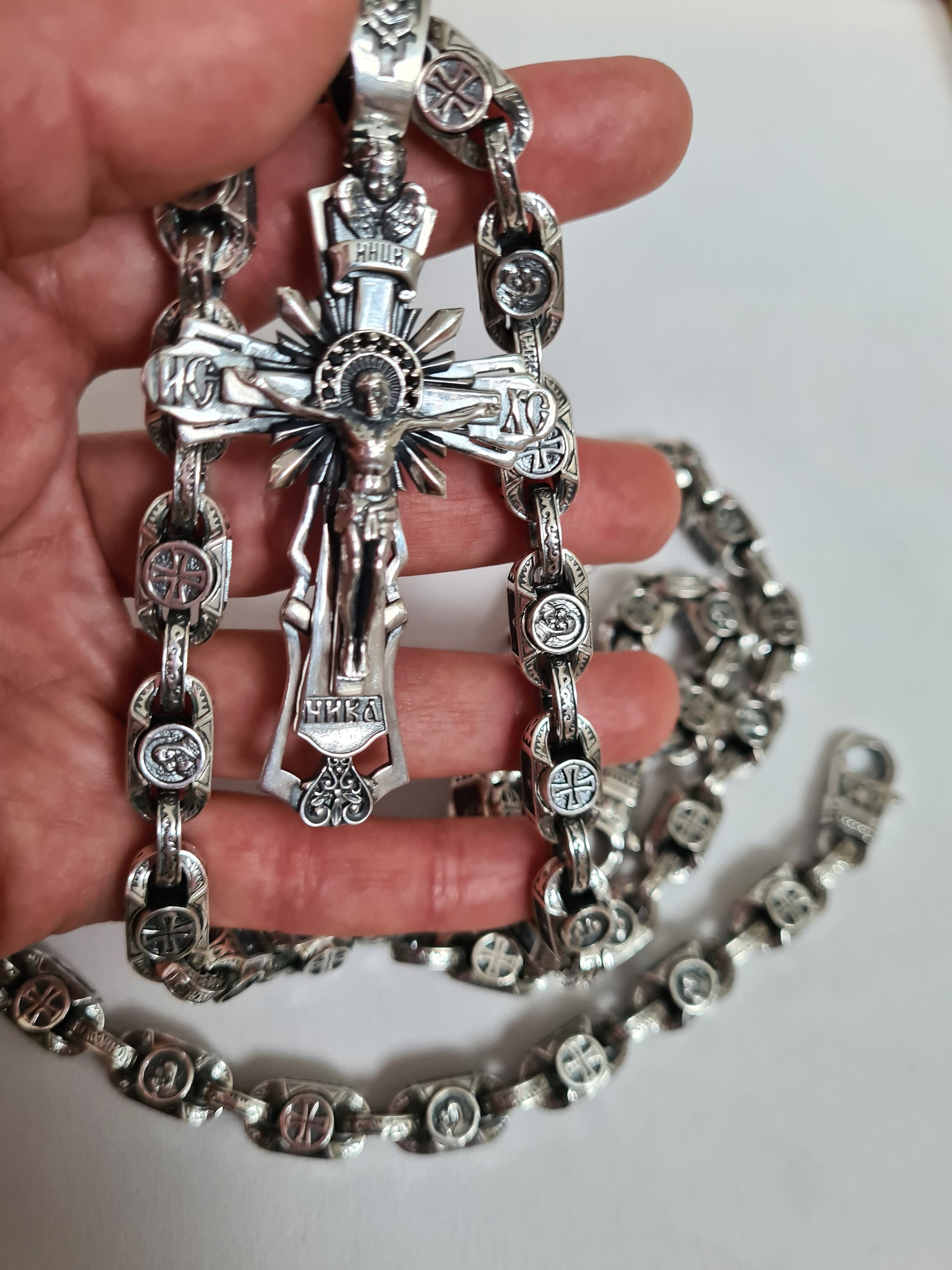 Ciondolo Croce In Argento Sterling - Piccolo, Semplice, 1.8x0 - Foto 9