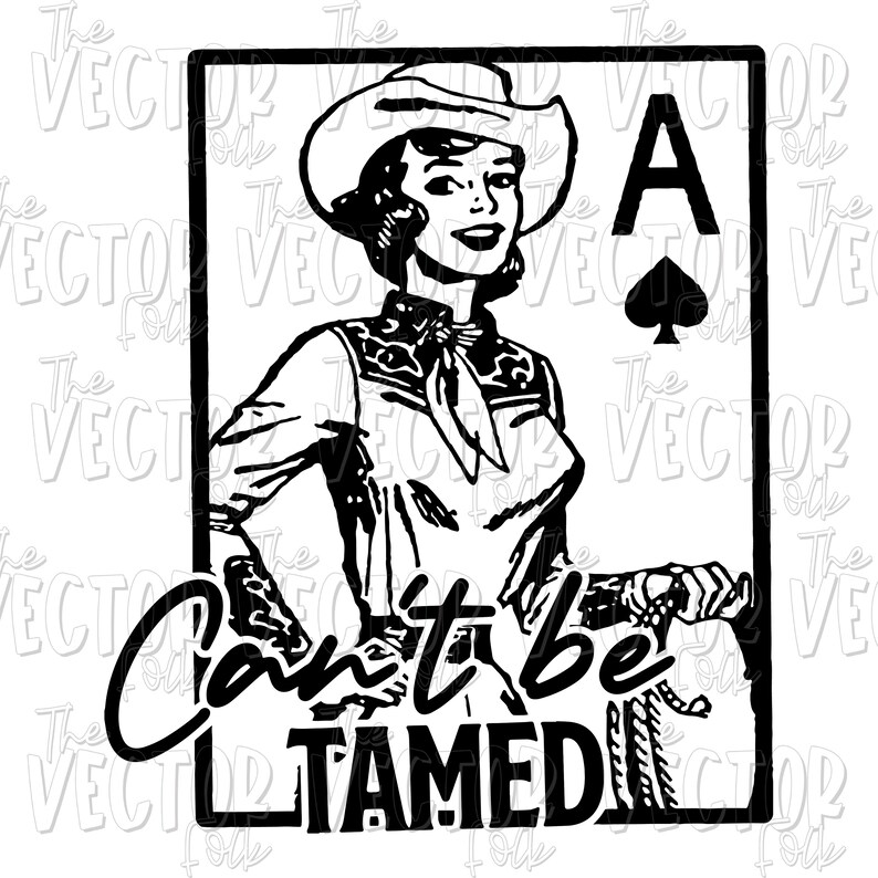 Download Can't be Tamed SVG DXF and PNG File Cricut Cut Files | Etsy