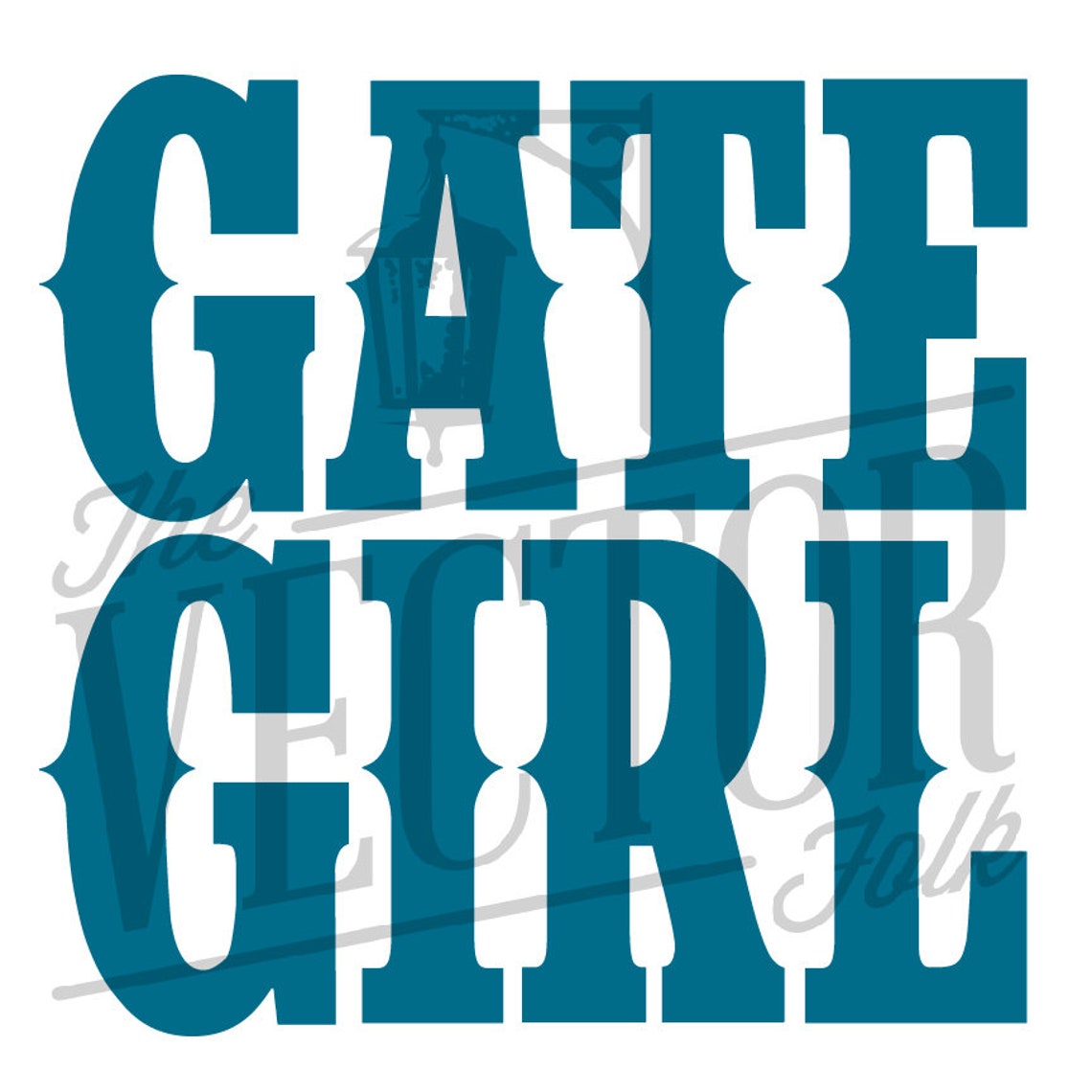 Gate Girl Cut File SVG File Cricut Cut Files Silhouette Cut Etsy