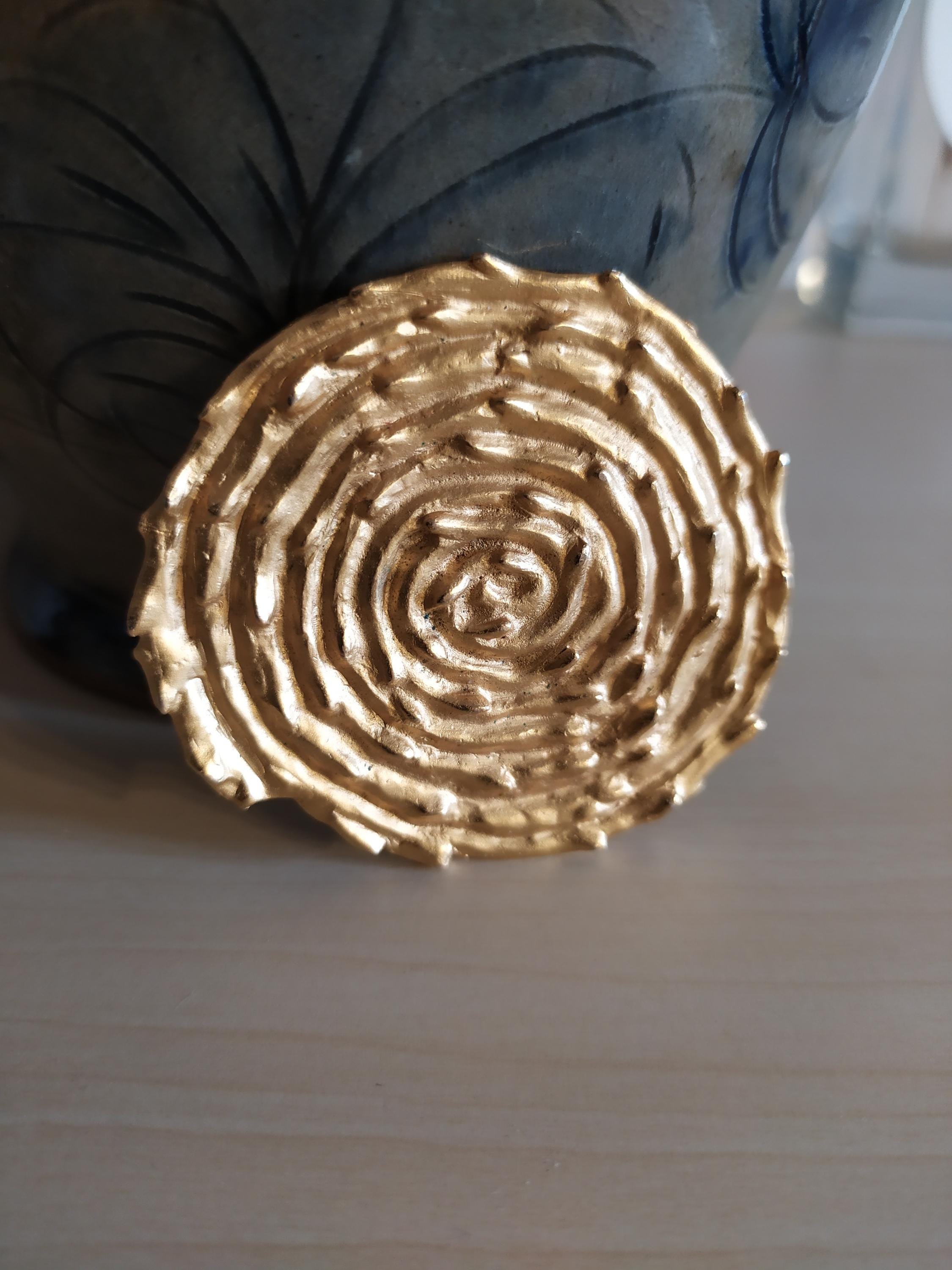 Bracelet Biche De Bère En Métal Argenté – Motif Géométrique, Bon état