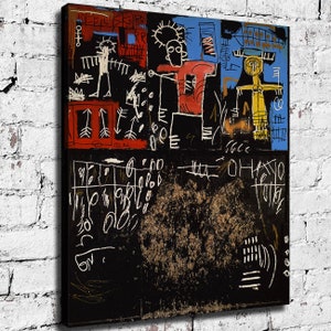 Jean Michel Basquiat Riddle Me This Batman New Hd Etsy Jean Michel Basquiat Riddle Me This Batman New Hd Etsy