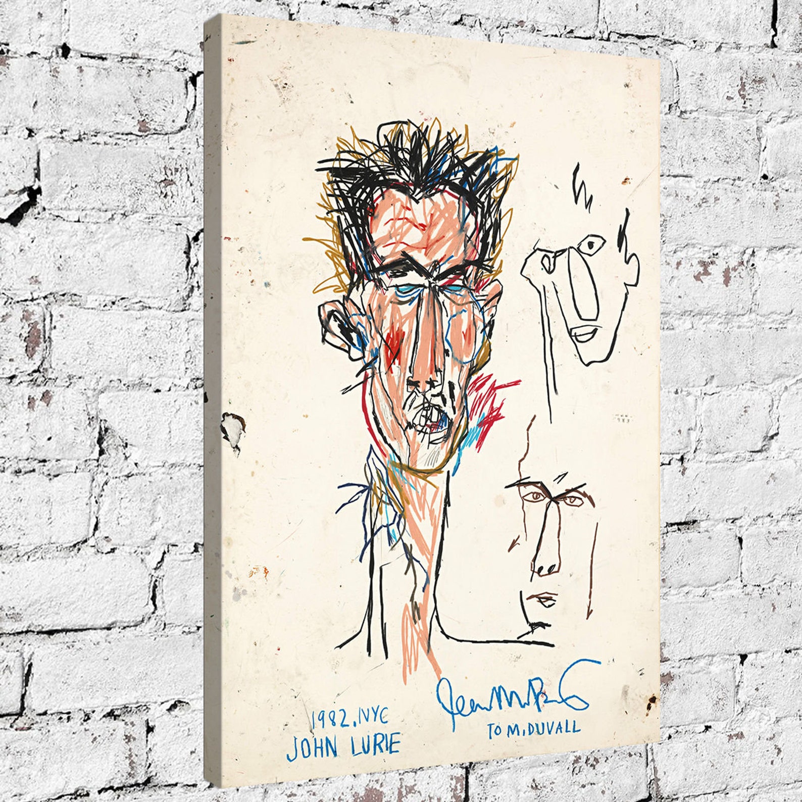 JeanMichel Basquiat John Lurie New HD print on Etsy