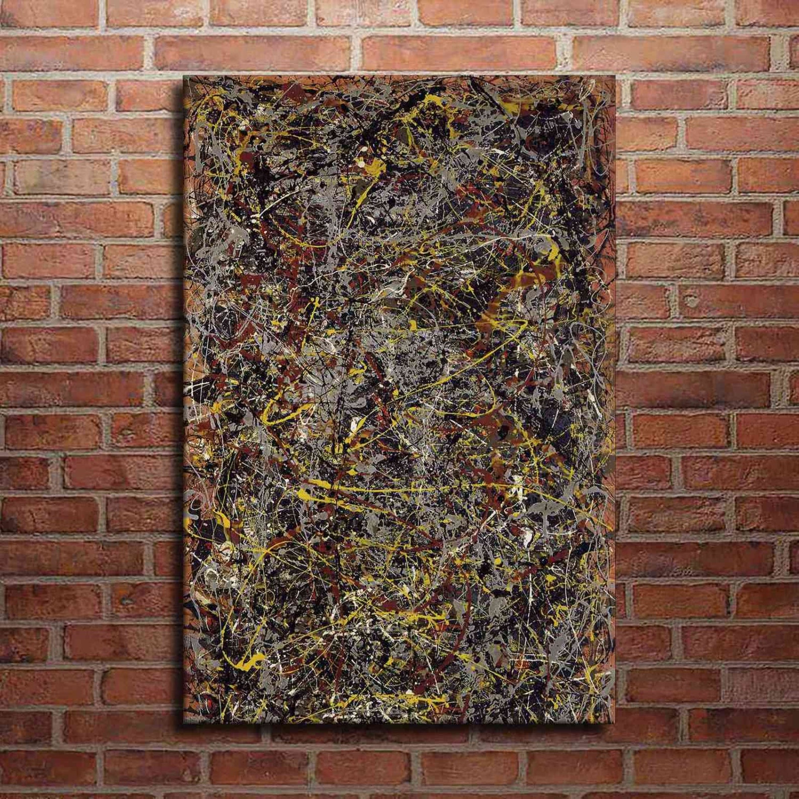Jackson Pollock Number 5 New HD print on Canvas Etsy