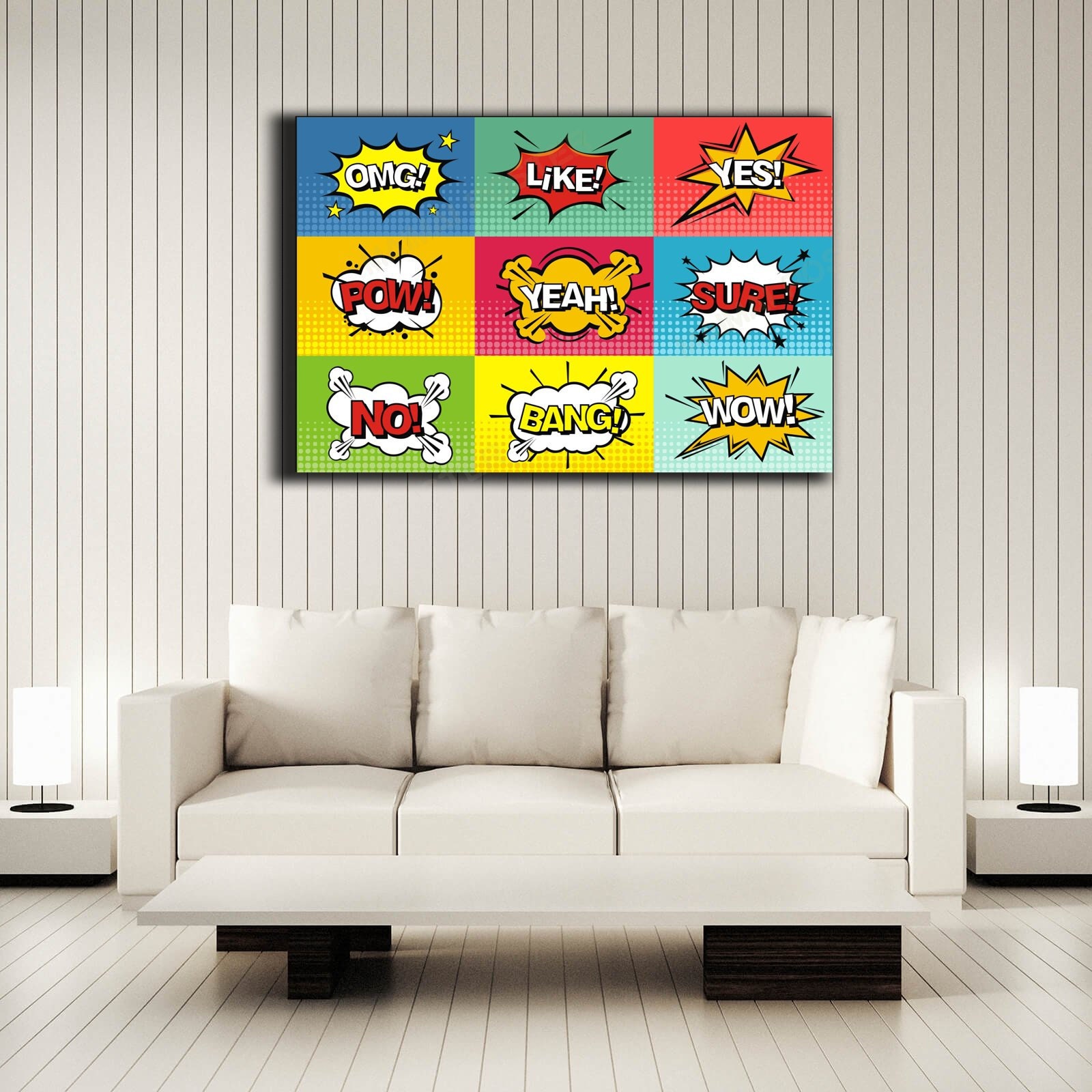 Pop Art Collection Quotes New HD print on Canvas Etsy