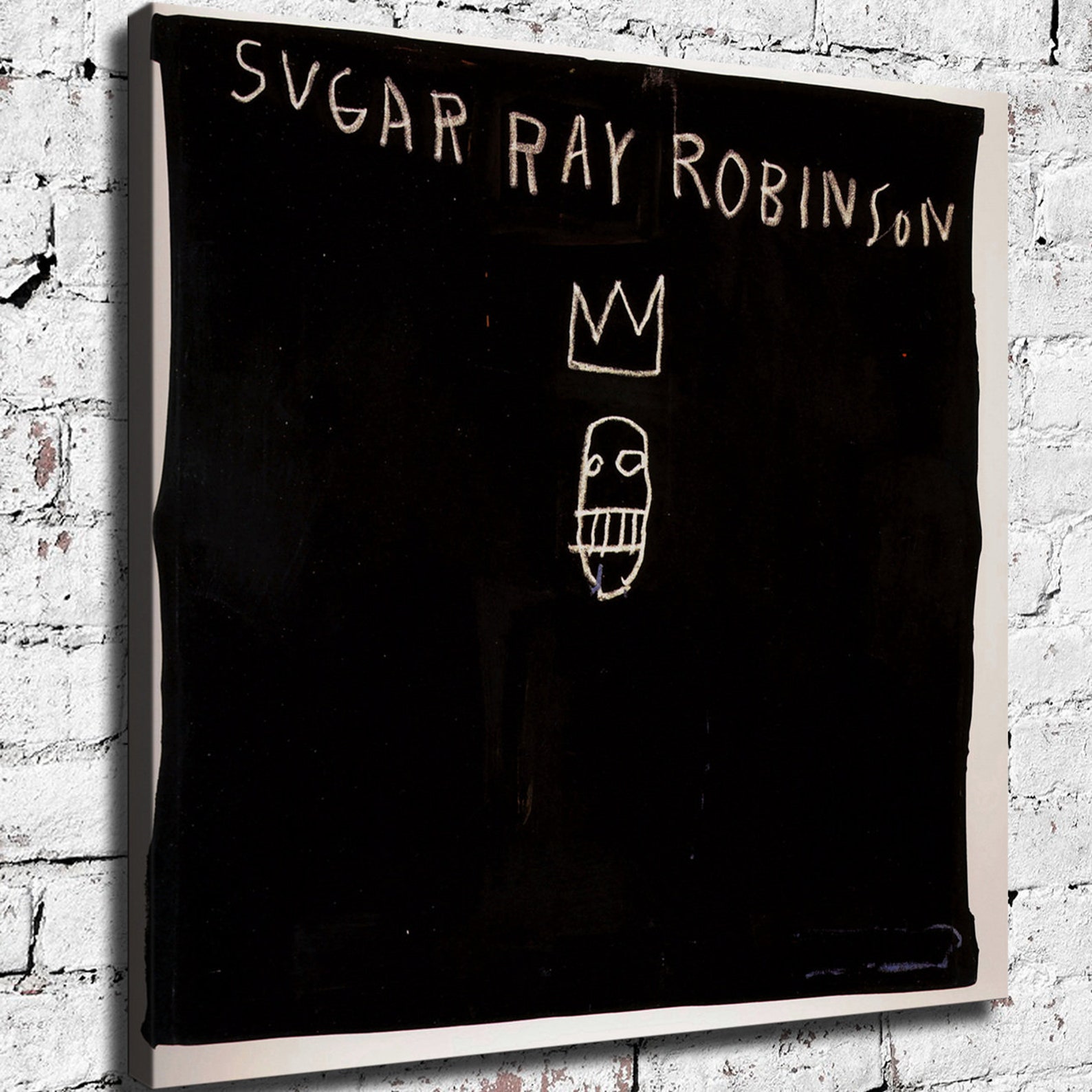 Jean-Michel Basquiat Sugar Ray Robinson New HD | Etsy