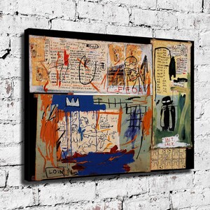 Jean Michel Basquiat Riddle Me This Batman New Hd Etsy