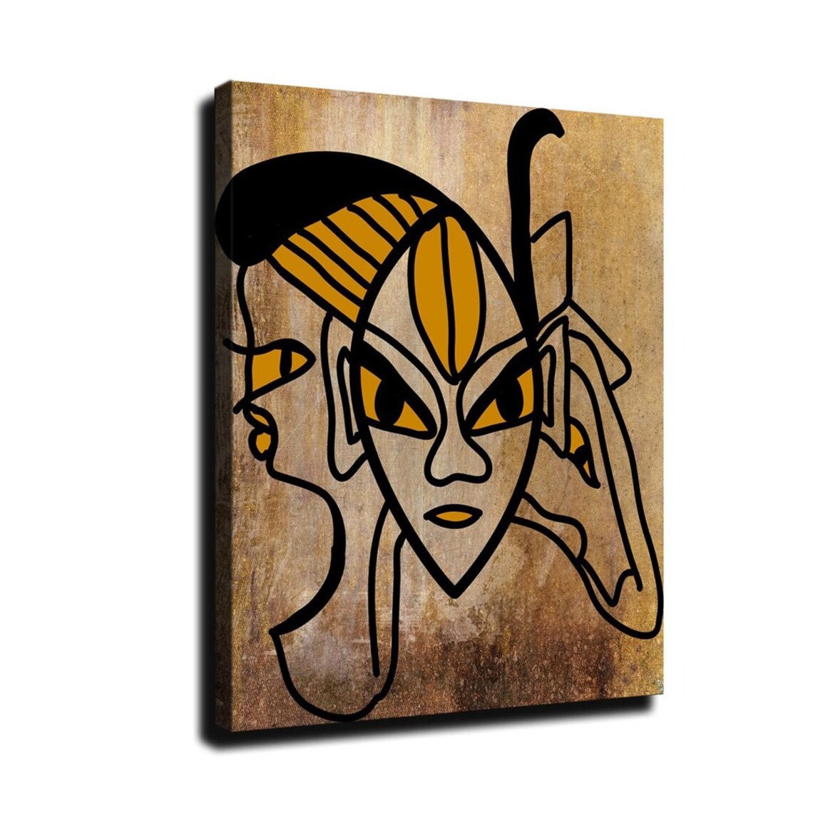 African Wall Art Masks New HD print on Canvas Etsy
