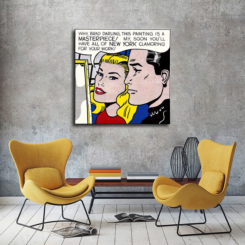 Roy Lichtenstein Masterpiece 1962 HD print on Etsy