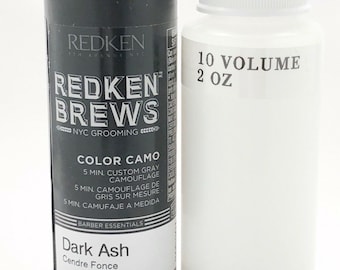 REDKEN FOR MEN 5 Minute Color Camo with Pro-Oxide Developer Combo 2.0 fl oz each