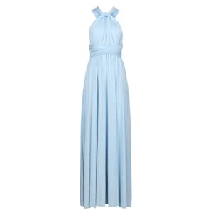 Powder Blue Multiway Infinity Bridesmaid Dress for Weddings