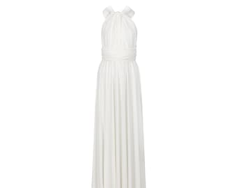 Ivory Multiway Infinity Bridesmaid wedding Dress for Weddings