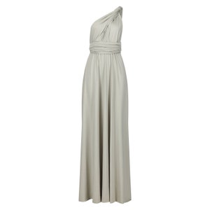 Fossil Green Multiway Infinity Bridesmaid Dress for Weddings