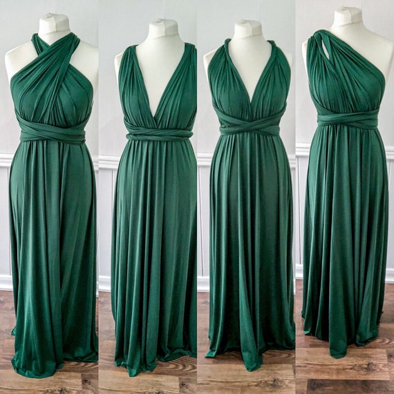 forest green multiway dress