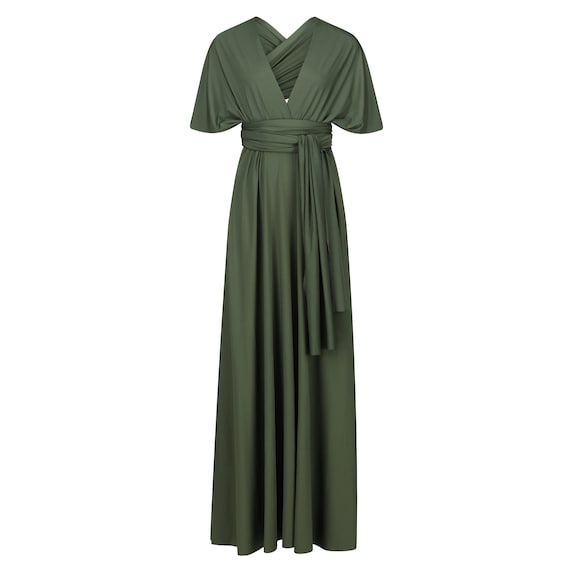 slim fit dress slacks Hunter Green Silk Satin Cowl Neck Bridesmaid Dresses main image 0