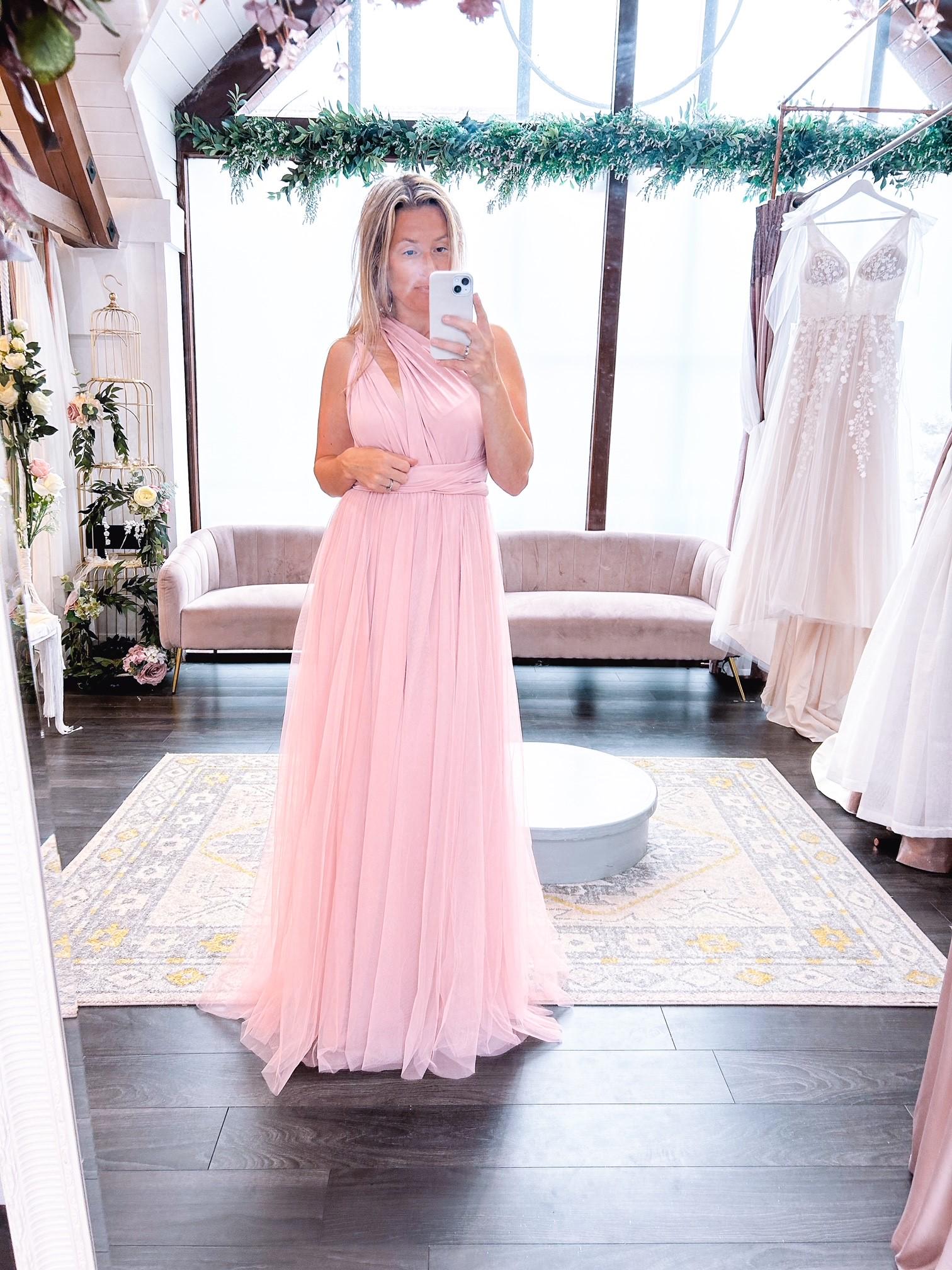 Luxe Tulle Multiway Infinity Bridesmaid Dress for Weddings