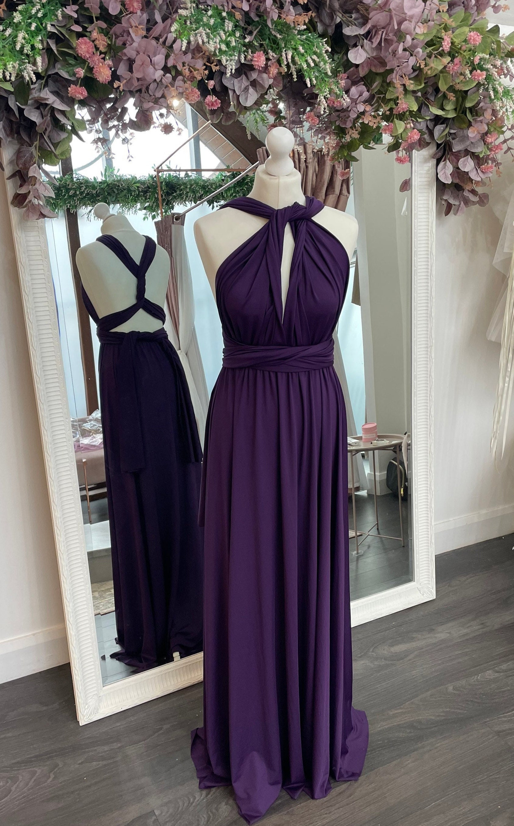aubergine bridesmaid dress Aubergine Bridesmaid Dresses