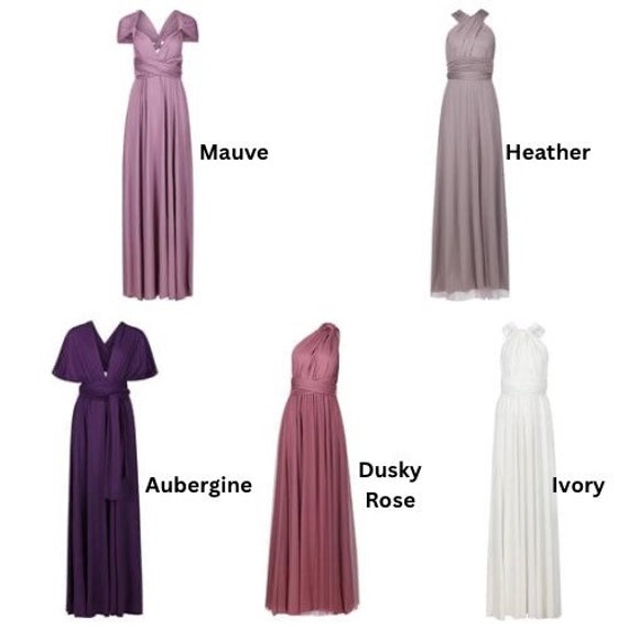 Swatch-Multiway Colour Swatch for Bridesmaid Dresses for Weddings