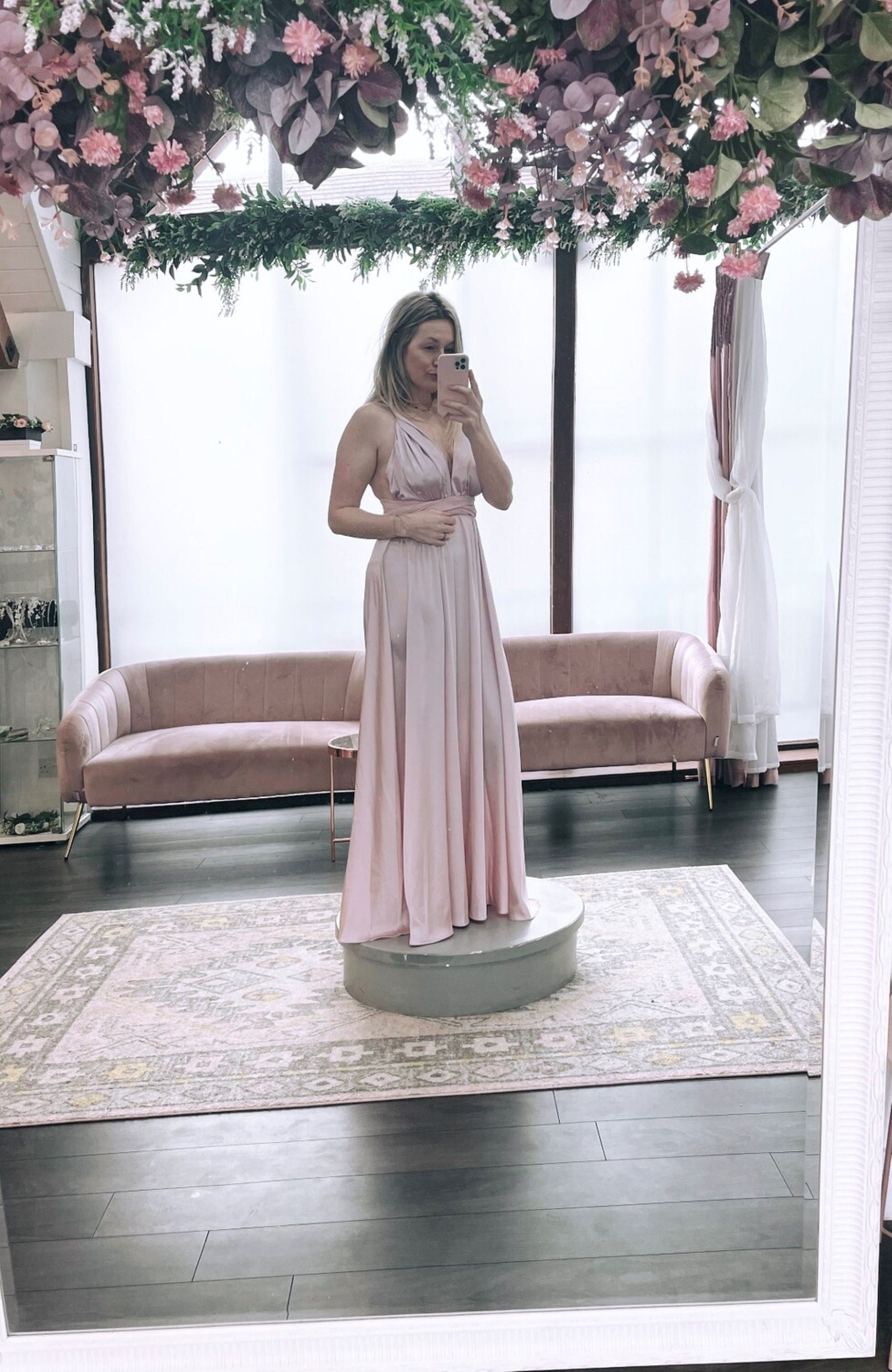 infinity dress dusty pink 6 Ways to Style the Infinity Dress | Sally Te