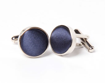 Navy Blue Cufflinks