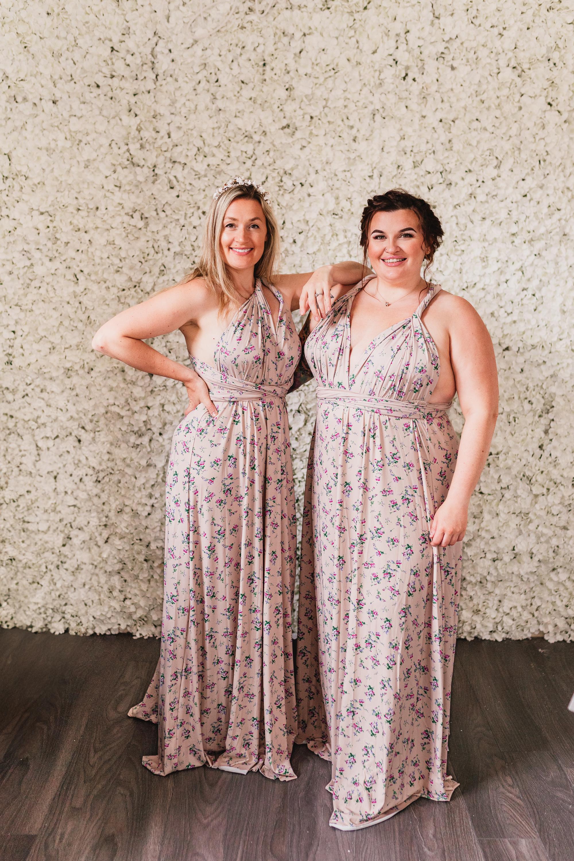 Dahlia Floral Multiway Infinity Bridesmaid Dress for Weddings Dahlia Floral Multiway Infinity Bridesmaid Dress for Weddings