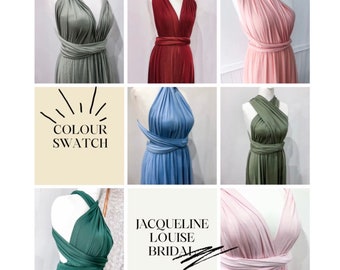 Swatch-Multiway Colour Swatch for Bridesmaid Dresses for Weddings