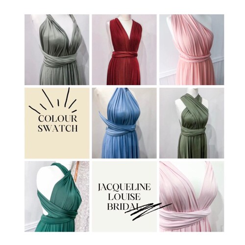 Swatch-Multiway Colour Swatch for Bridesmaid Dresses for Weddings