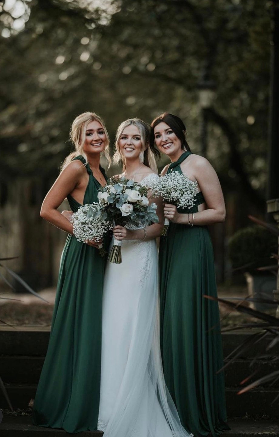 Forest Green Multiway Infinity Bridesmaid Dress for Weddings - Etsy
