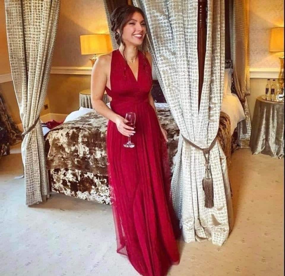 dark red infinity dress Classic Multiway Infinity Dress in Dark Burgundy For Sale - Bridesmaids Dresses