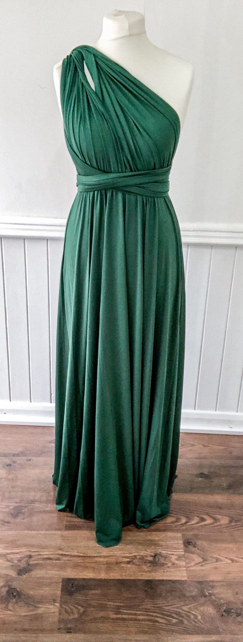 Forest Green Multiway Infinity Bridesmaid Dress for Weddings Etsy UK