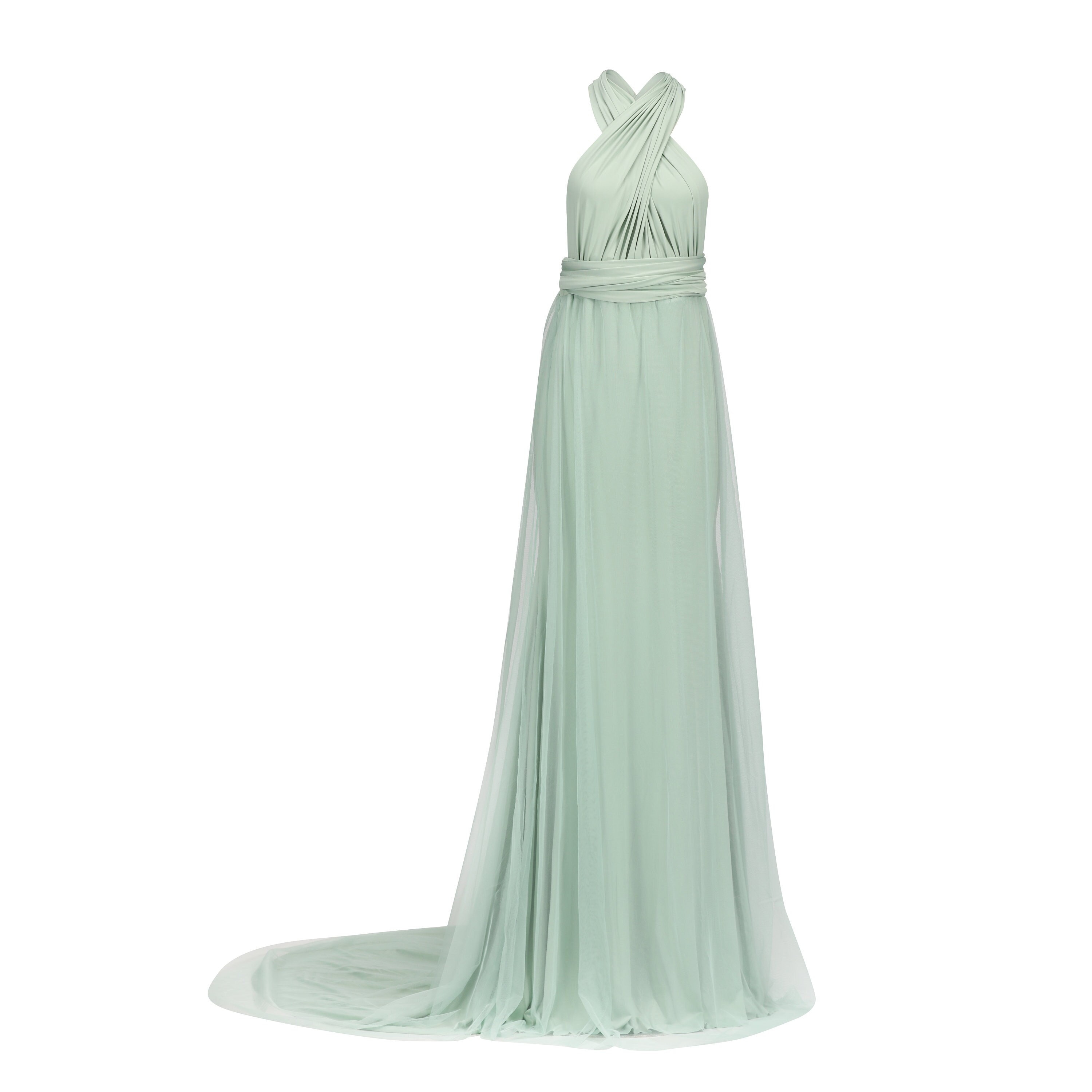 Sage Green fishtail Multiway Infinity Bridesmaid Dress for Weddings Sage Green fishtail Multiway Infinity Bridesmaid Dress for Weddings