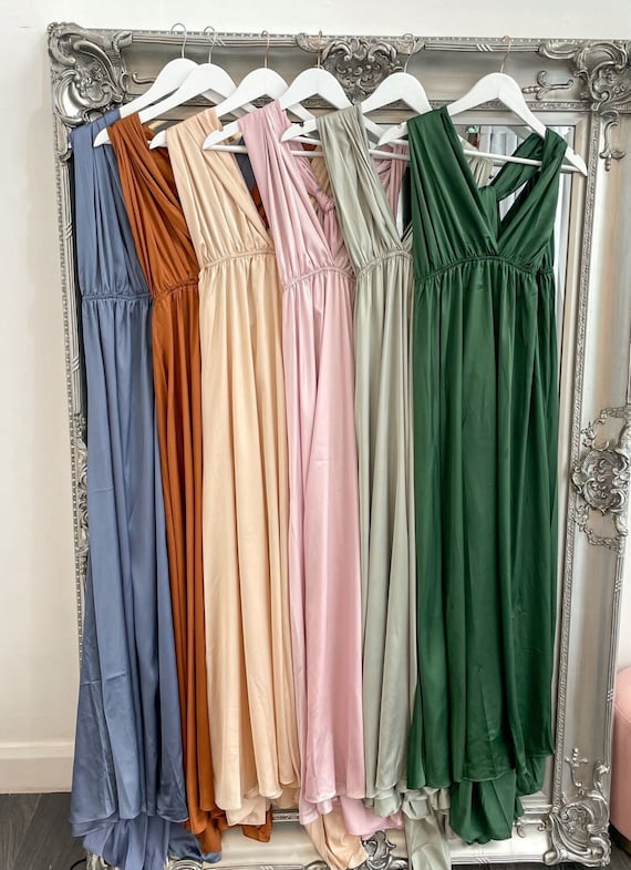 spaghetti strap ruched waist mesh bridesmaid dress Macy Stylish Spaghetti Straps Ruched Chiffon Bridesmaid Dresses, Eucalyptus