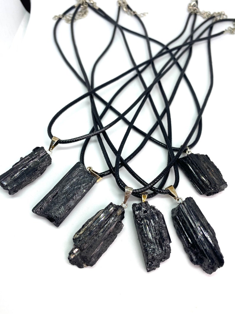 Black tourmaline necklaces