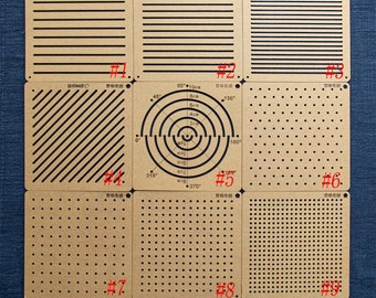 Acrylic Sashiko Stencil,Sashiko embroidery pattern,Japanese traditional pattern,Quilt stitch mold,Small needle embroidery,Small dots