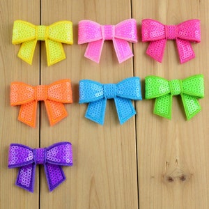 Sequin Bows,2.1&quot; Sequin Bows,Bulk Sequin Bows,Wholesale Sequin Bows,Glitter Bows,Small Hair Bows,Baby Bows,DIY Hair Clips,36 colors option