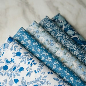 100% Cotton Fabric By the half yard,Blue and white porcelain printing cotton fabric,Sewing cloth fabric,DIY Fabric Sewing Material