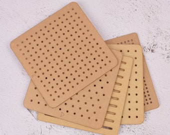 Acrylic Sashiko Stencil,Sashiko embroidery pattern,Quilt stitch mold,Small dots,Spacing 0.5cm,1cm drawing template,10*10cm/4*4inches