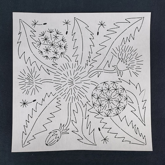 HOBBIESAY 4Pcs Customised Clear Acrylic Sashiko Stencil 10x20cm Embroidery Pattern Template Acrylic Embroidery Tool Quilting Stencil Tool Drawing Line