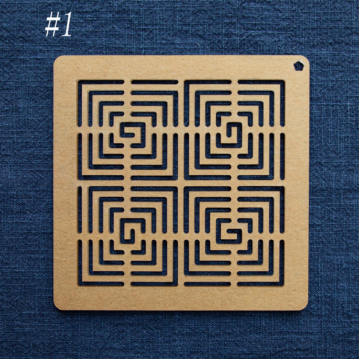 Acryl Sashiko Schablone 22x22cm - Quilting & Stickerei Vorlage Für Handarbeiten