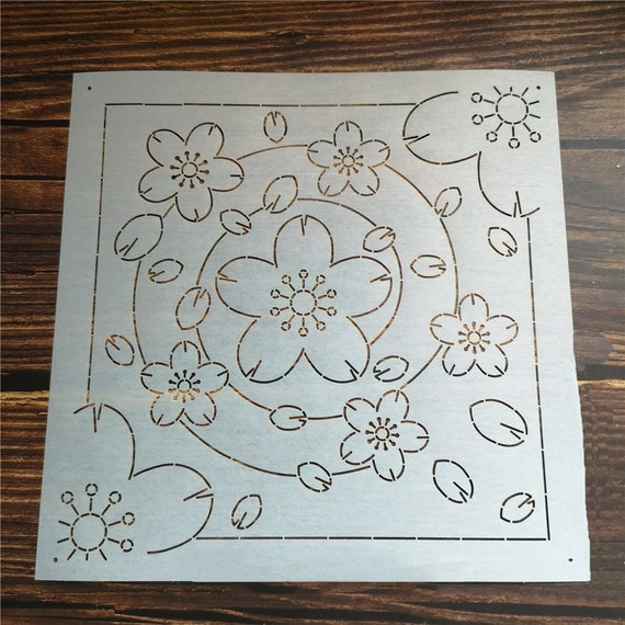 Sashiko Stencil,sashiko Embroidery Pattern,quilt Stitch Mold
