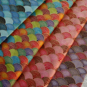 Japanese bronzing fabric,Japanese fabric,Pure Cotton,Sewing Fabric,Symphony,Handmade diy bag fabric,Sold by the half yard